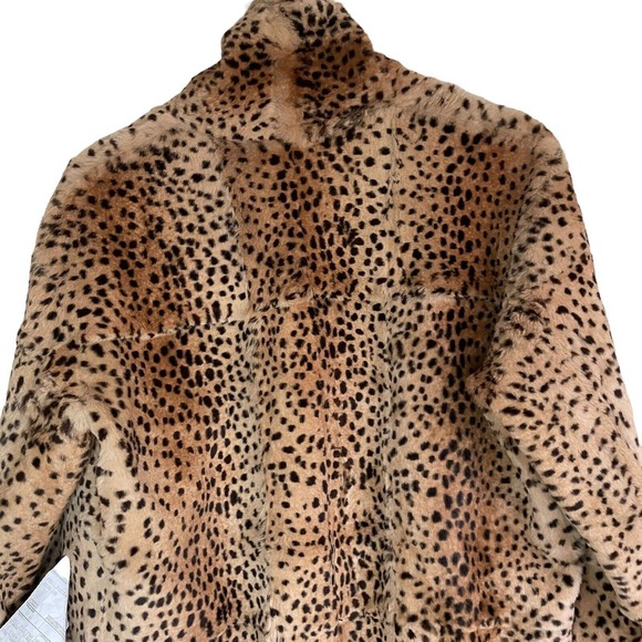 Italian Rabbit Fur Long Coat Size Medium | Pelliccia Coniglio - Picture 2 of 14